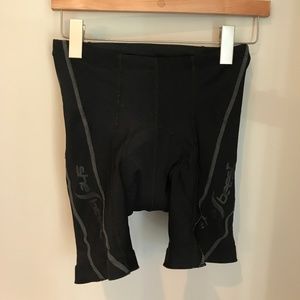 She Beest Padded Bicycle Shorts Sz M Black